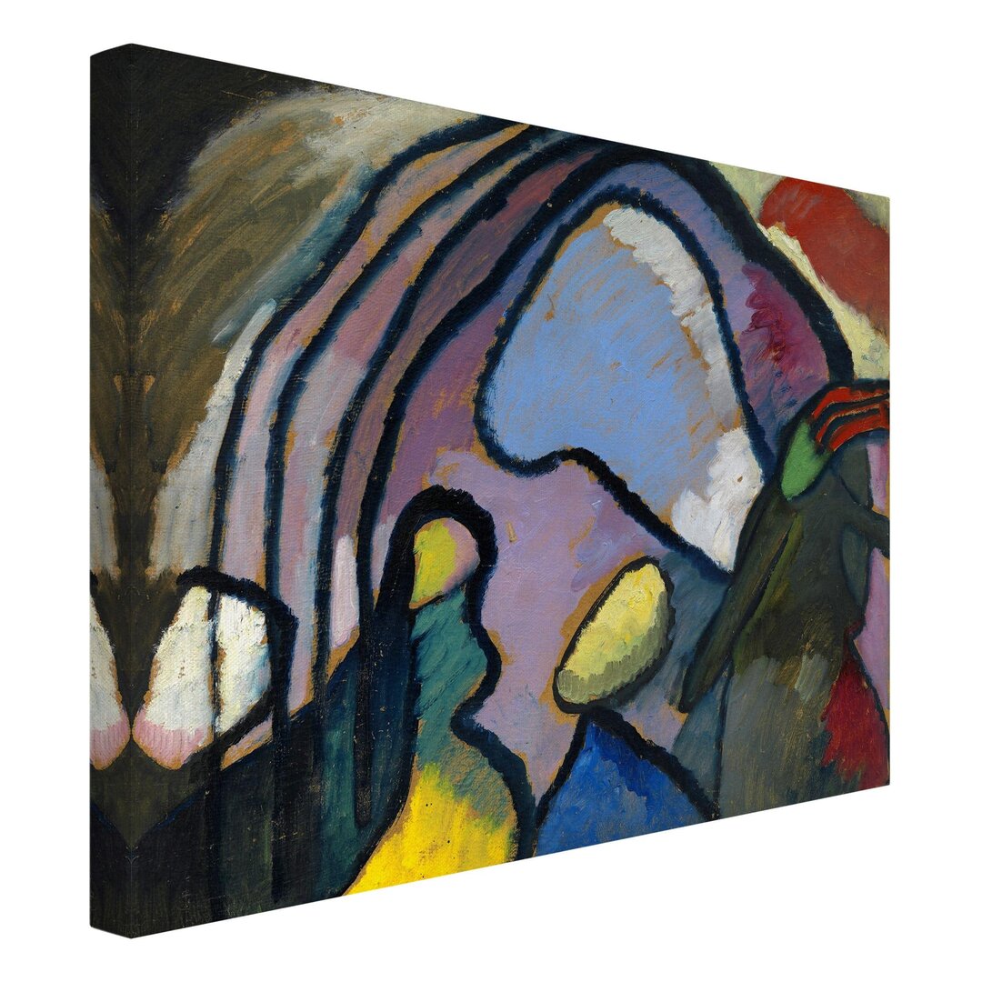 Leinwandbild - Wassily Kandinsky - Studie Für Improvisation 10