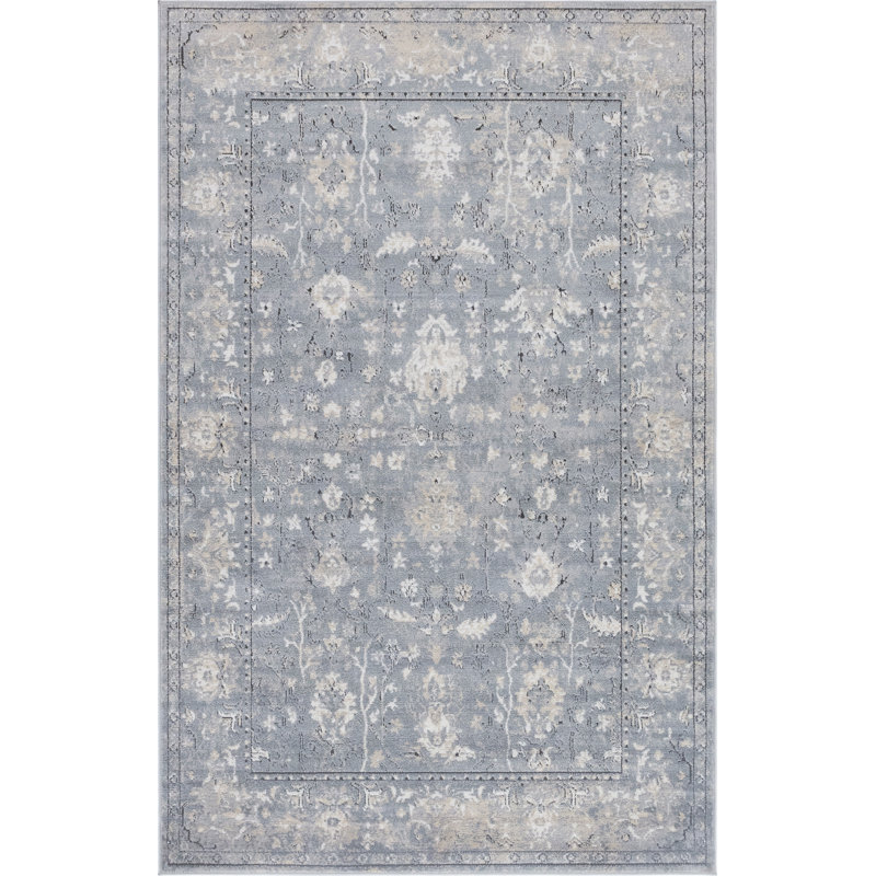 Tapis oriental Singleton, Gris, Rectangle 2 pi 2 po x 3 pi 1 po