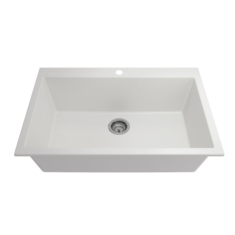 Évier de cuisine Campino, H 9,5 po x l 22 po x L 33 po