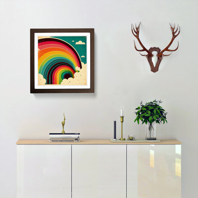 Rainbow Retro - Framed Print