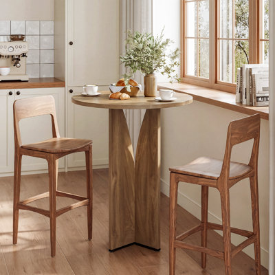 Table de bar ronde pour petits espaces 39,4 "H