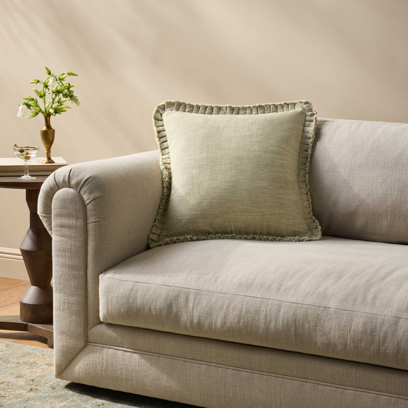 Coussin décoratif vert Loloi, Vert
