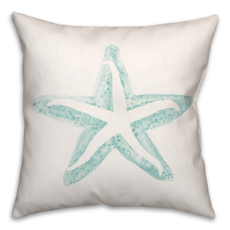 Reversible Throw Pillow, Teal