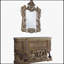 Miroir Constantine brun et doré (miroir seulement)