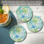Paquet de 4 sous-verres Isla Mona
