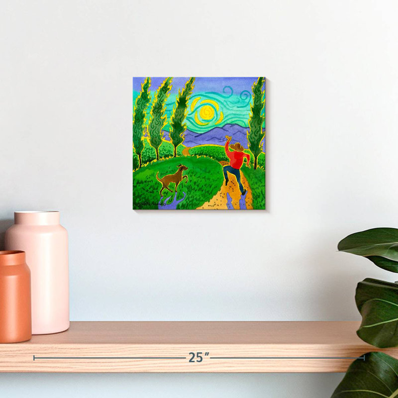 Leisha Oh Happy Day, 10" H x 10" W