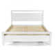 Loft Solid Wood Panel Bed
