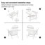 Chaise Adirondack pliante en PEHD pour l'extérieur-589978327