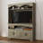 55'' W X 71'' H Entertainment Center TV Stand With Storage Cabinet
