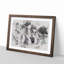 Ring-Tailed Lemur - Picture Frame Painting Print-56856062-56856058