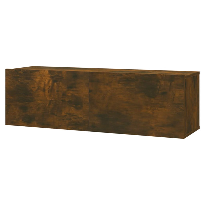 TV Stand for TVs up to 43", Smoked Oak