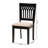 18.9'' H Fabric Upholstered Oak Side Chair-585706052-585706053