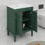 Meuble-lavabo 24 po avec lavabo supérieur, meuble de rangement moderne à 2 niveaux-474539022