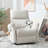 Power Swivel Rocker Recliner Chair for Living Room, Bedroom & RV (Fabric Gray)