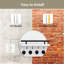 Manufactured Wood Wall Organizer with Key Hooks-1265876485