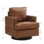 Fauteuil pivotant en similicuir-1102765302