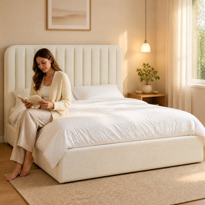 Upholstered Ottoman Storage Bed