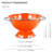 Prep & Savour Adame Steel Colander-658731308-618740904