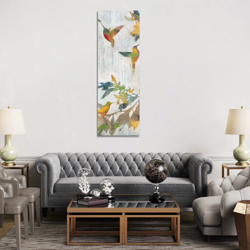 Garden Party II by Liz Jardine - Wrapped Canvas Panoramic Painting, 182.88 cm H x 60.96 cm W