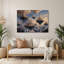 Art mural gris Sci Fi Floating Island Metropolis