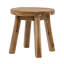 16X16" Round Wood Side Table, Solid And Practical For Home Table 16X16", Completes Living Room Setup