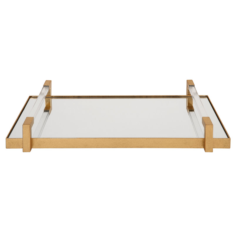 Kemeisha Metal Tray, Yellow