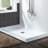 60" W x 32" D Solid Surface Single Threshold solid surfce Shower Pan Base with Drain Assembly & Drain Cover Included, Non-Slip-36500002-65273737