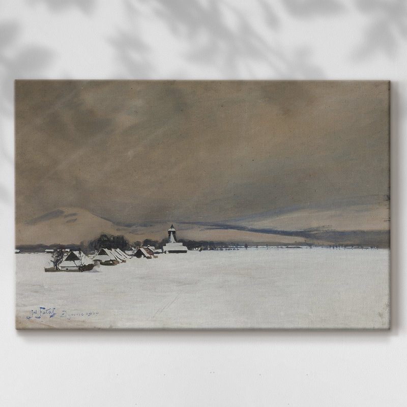 Paysages rétro-Cccxxxiv - Cavas enveloppés de galerie, 12 x 18