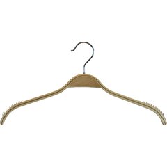 International Hanger Petite Matte Gray Plastic Top Hanger W/ Notches (16 X  3/16) Box of 100