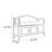 47.2in Shoe Changing Stool Shoe Storage Stool