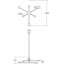 Counterpoint™ 6 - Light LED Chandelier-28587206