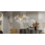 Luminaire suspendu 4 lumières Lickelene