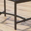 Banc d'extérieur en métal Khirsten (ensemble de 4)