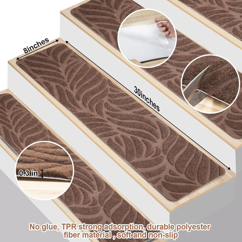 Anti Slip Carpet Staircase
