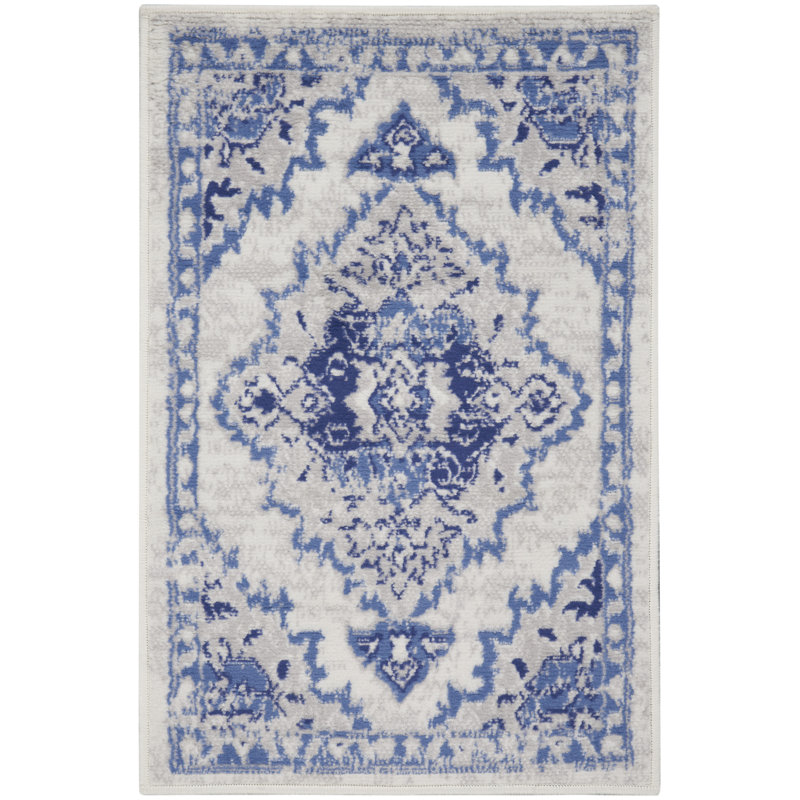 Ikat Indoor Rug, Rectangle 2' x 3'