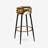 Rustic Brocade Elegance Victorian Pattern IV - Floral Bar Stools Set Of 2