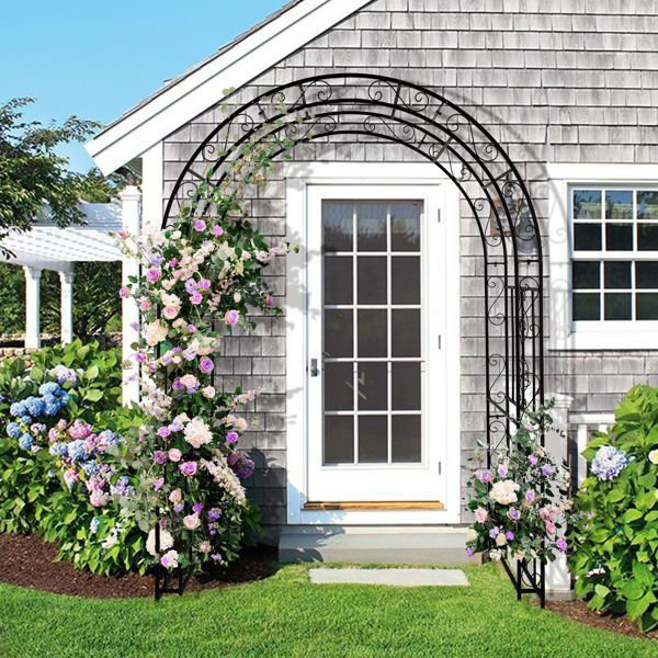 Dessus de jardin en treillis arche de jardin de 7 pi