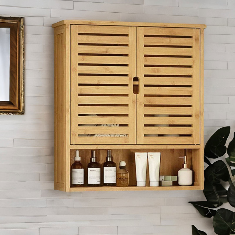 Wooden Bathroom Wall Vanity Cabinet