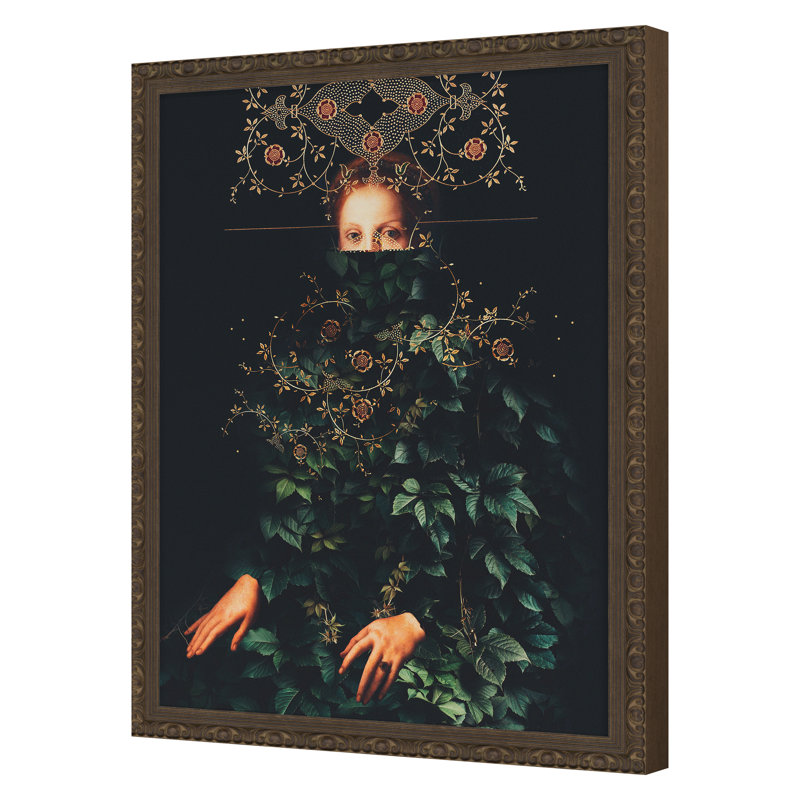 Patience 2 Print by Moth, Frank, 28" H x 21" W, Gold