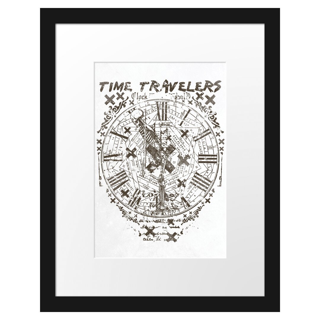 Gerahmtes Poster Time Travelers Light