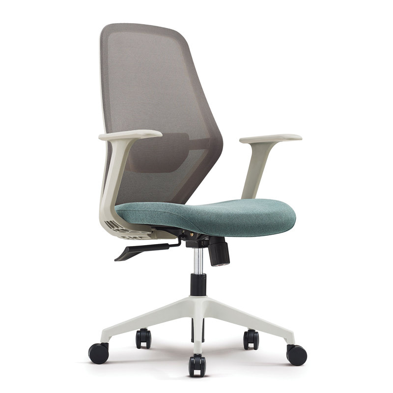 Congresbury Mesh Office Chair, Beige, Teal