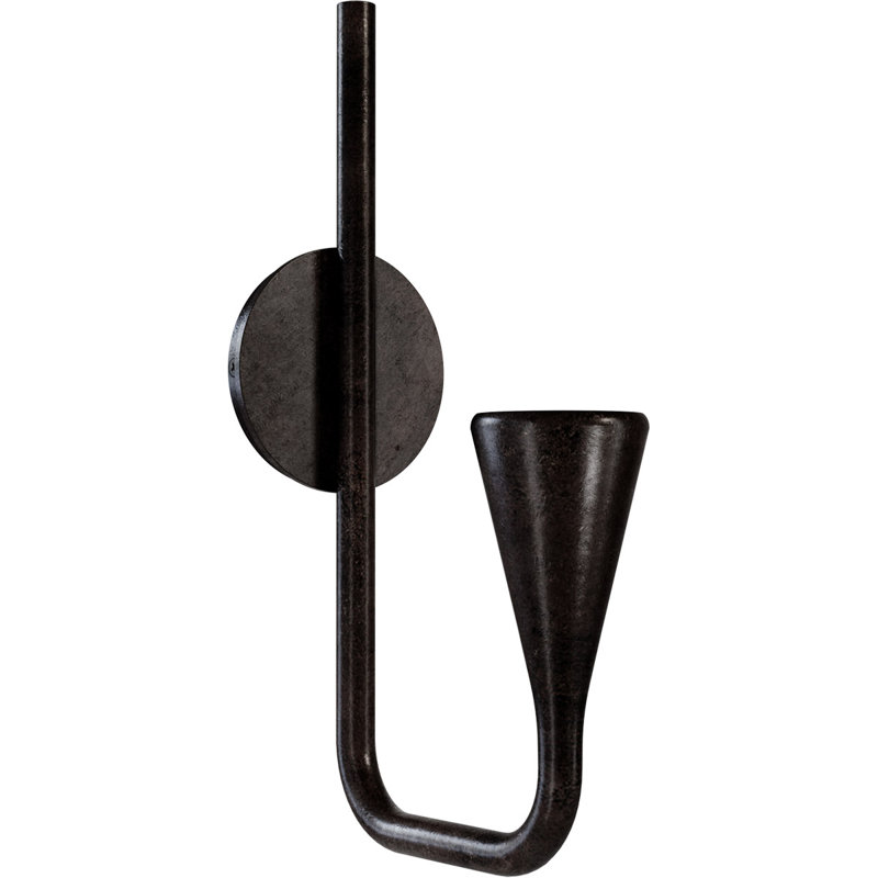 Kelly Wearstler Brassica Medium Sconce, Aged Iron
