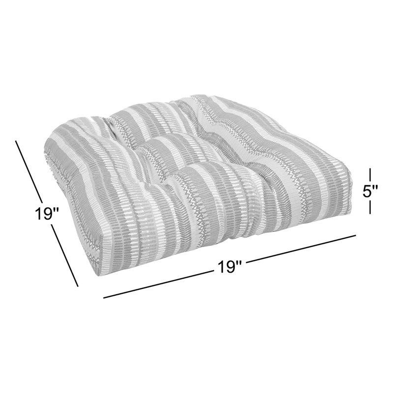 Outdoor 5'' Seat Cushion, Summer Fun