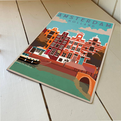 Handmade Buildings & Architecture Wall Decor on Metal