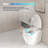 Smart Toilet with Front-Positioned Bidet and Built-in Tank, Seat Massage, Automatic Lid Opening, Ergonomic Heated Seat, 1.0/1.28 GPF Smart Dual Flush, Instant Warm Wash & Dryer, Remote Control, and More