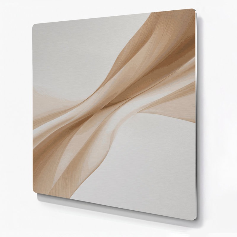 Minimalisme 8, art mural gris en métal, H 16 po x l 16 po