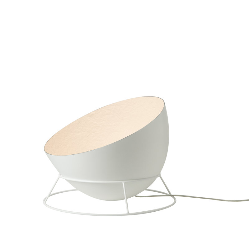 Luna 27.5cm Novelty Floor Lamp, White/Red, White