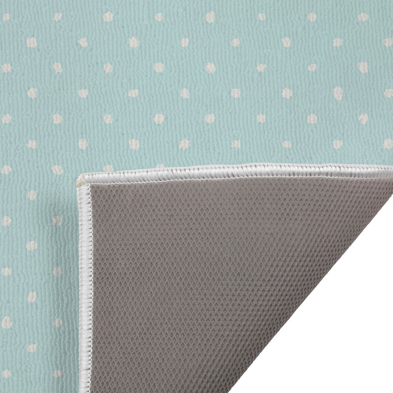 Paillasson Leo, Bleu clair / bleu, L 24 po x L 17 po