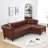 108.7" Wide Sectional Sofa With Ottoman-1410497880