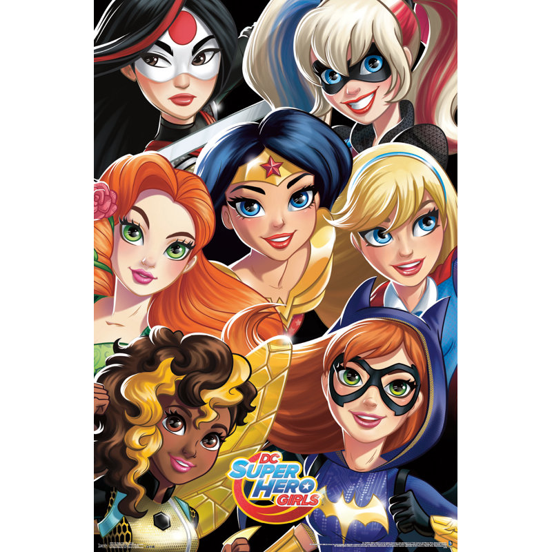 « dc super hero filles »-impression sur papier